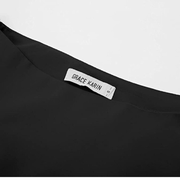 New Grace Karin Black Skirt - Sz Small - Picture 2 of 4